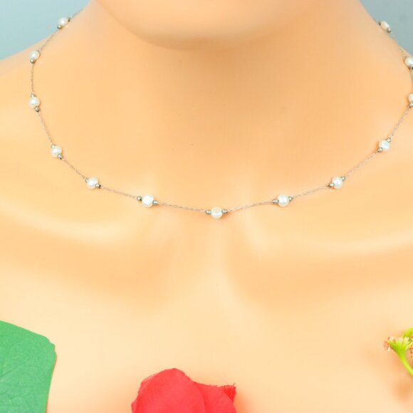 Delicate & Contemporary Necklace Chain, A Lovely Choice for Women, EVCH1150 - Picture 1 of 15